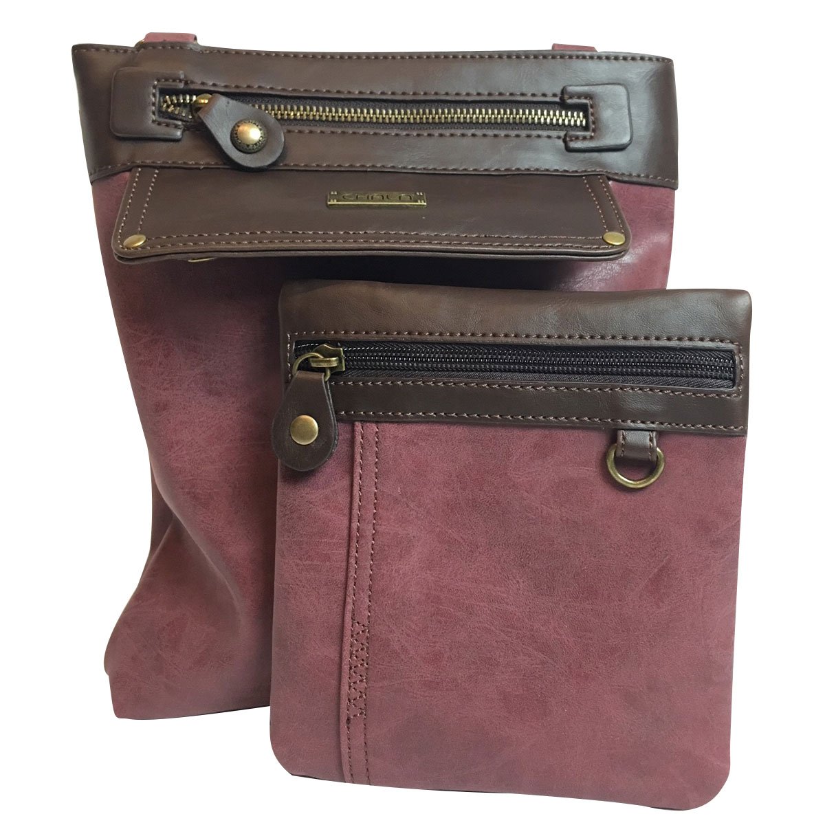 CHALA GEMINI Crossbody Bag - Durable Canvas Messenger Purse for Women & Men - Perfect for Travel, Work, and Everyday Use
