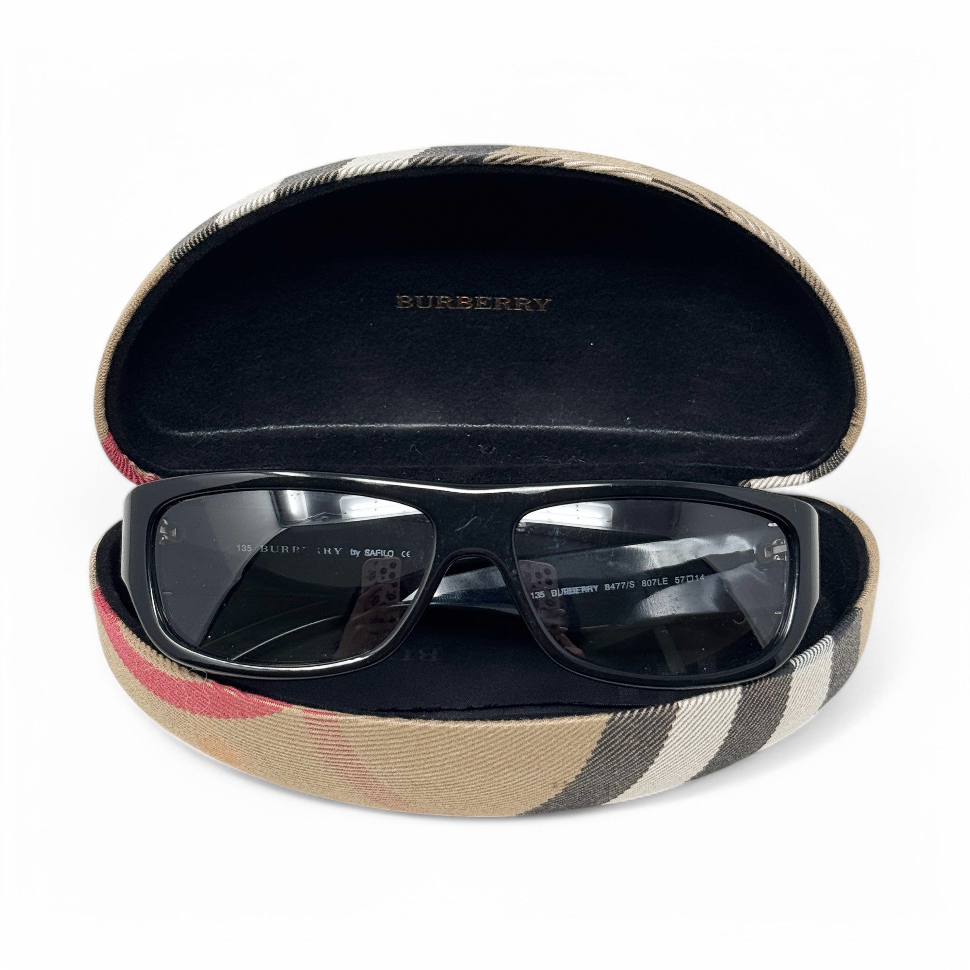 Burberry Black Matrix Sunglasses 8477/S - Luxury Designer Shades for Women & Men - UV Protection & Polarized Lenses - Perfect for Driving, Beach & Outdoor Activities