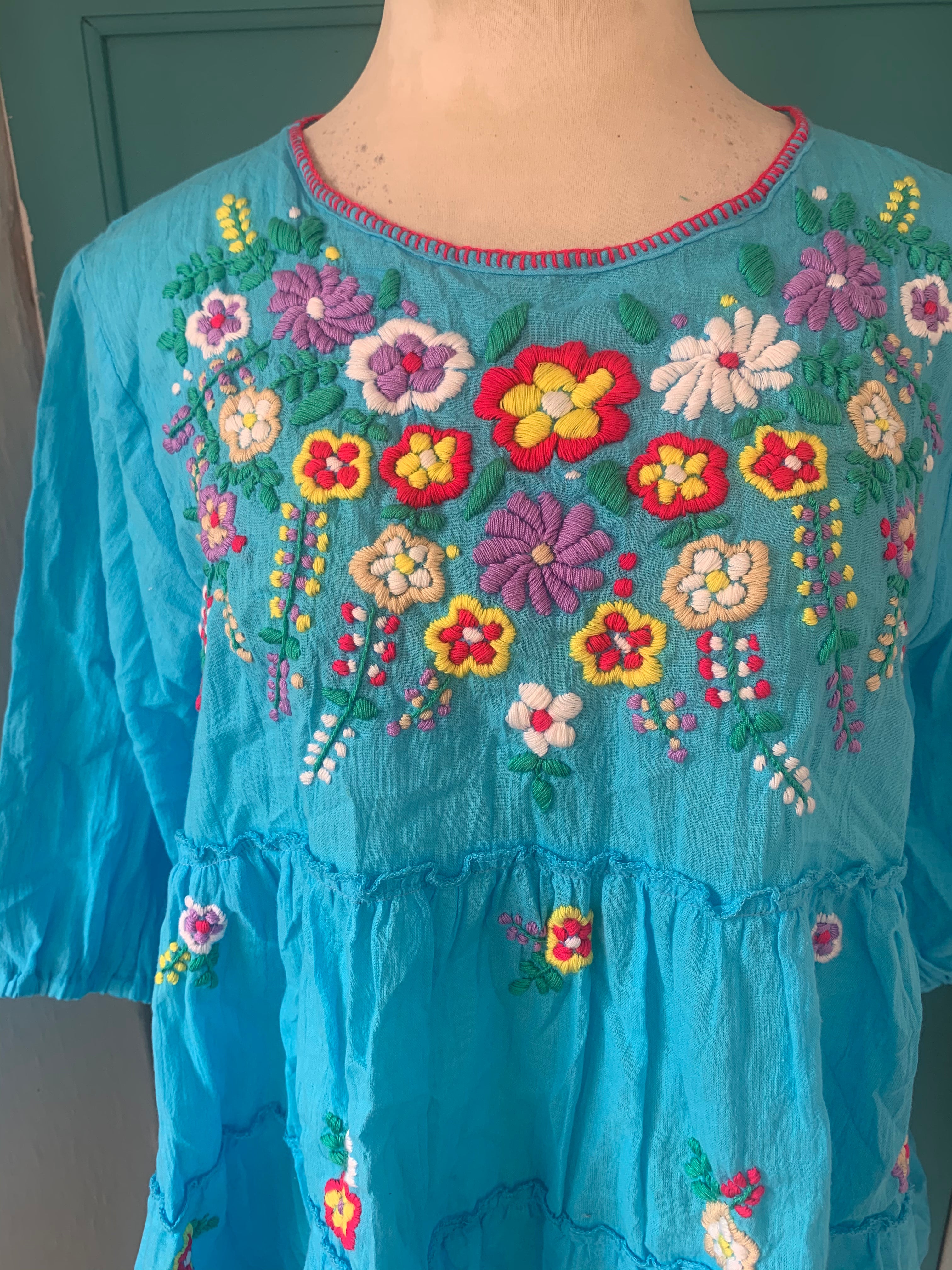 Bohemian Floral Blouse for Women - Stylish Boho Chic Top for Casual Wear & Festivals | Perfect for Summer Outfits & Beach Vacations