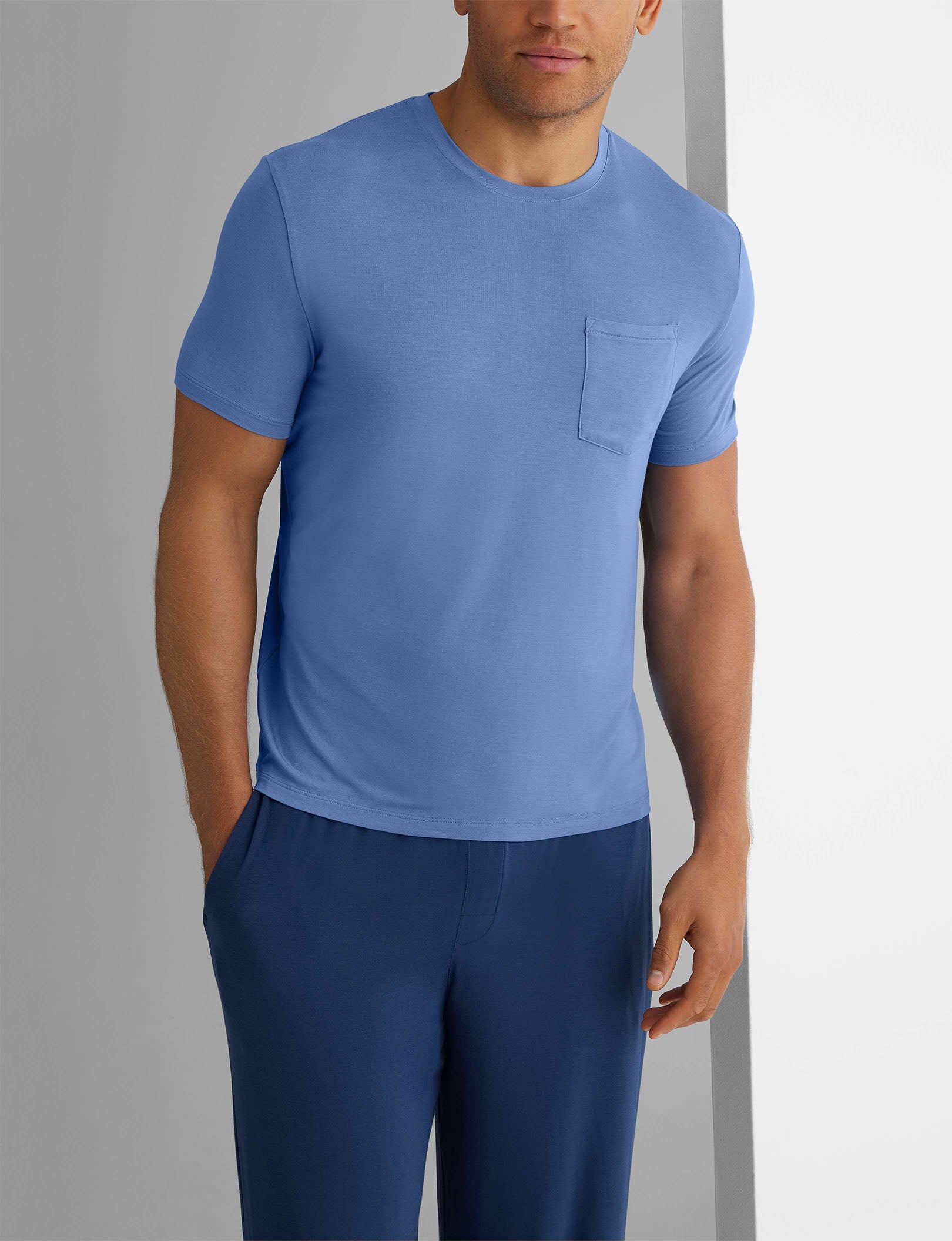 Second Skin Sleep Pocket Tee - Ultra Soft Comfortable Sleep Shirt for Women & Men - Perfect for Lounging, Travel & Cozy Nights