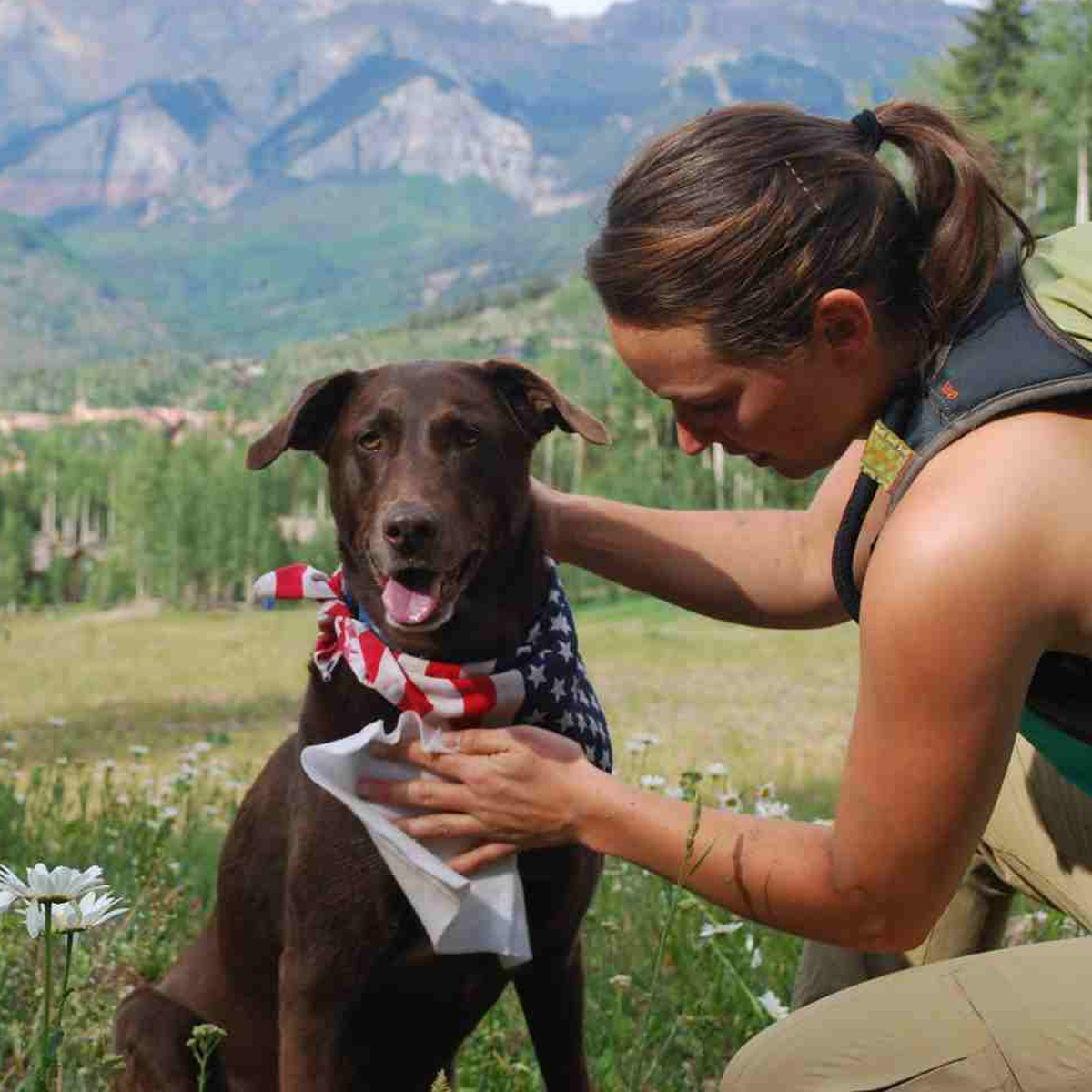 Premium Adventure Dog Wipes for Pets - Hypoallergenic, Scented & Biodegradable - Perfect for Hiking, Travel & Outdoor Activities with Your Dog