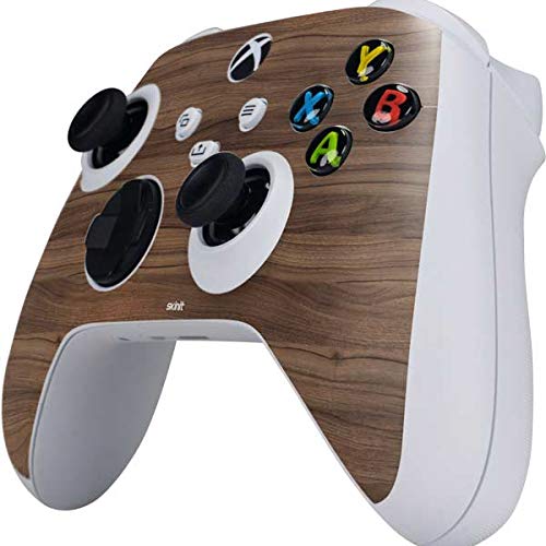 Skinit Natural Walnut Wood Gaming Skin Decal for Xbox Series S Controller - Protective Cover for Enhanced Grip & Style | Perfect for Gaming Setups, Streamers & Collectors