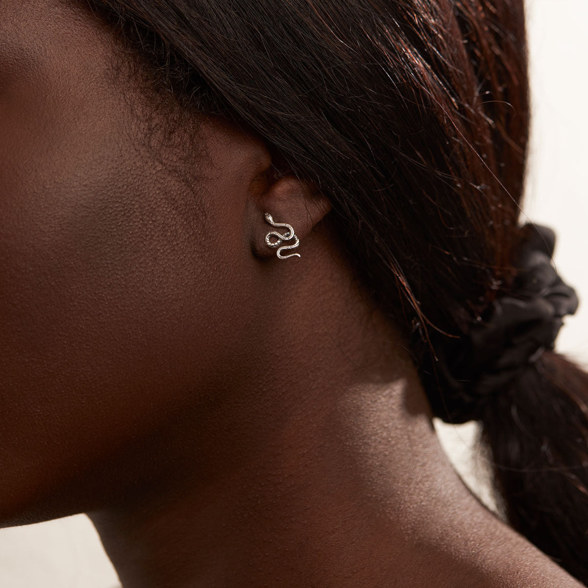Serpent Seer Studs - Elegant Snake Earrings for Women, Hypoallergenic Stainless Steel Jewelry | Perfect for Parties, Weddings & Everyday Wear