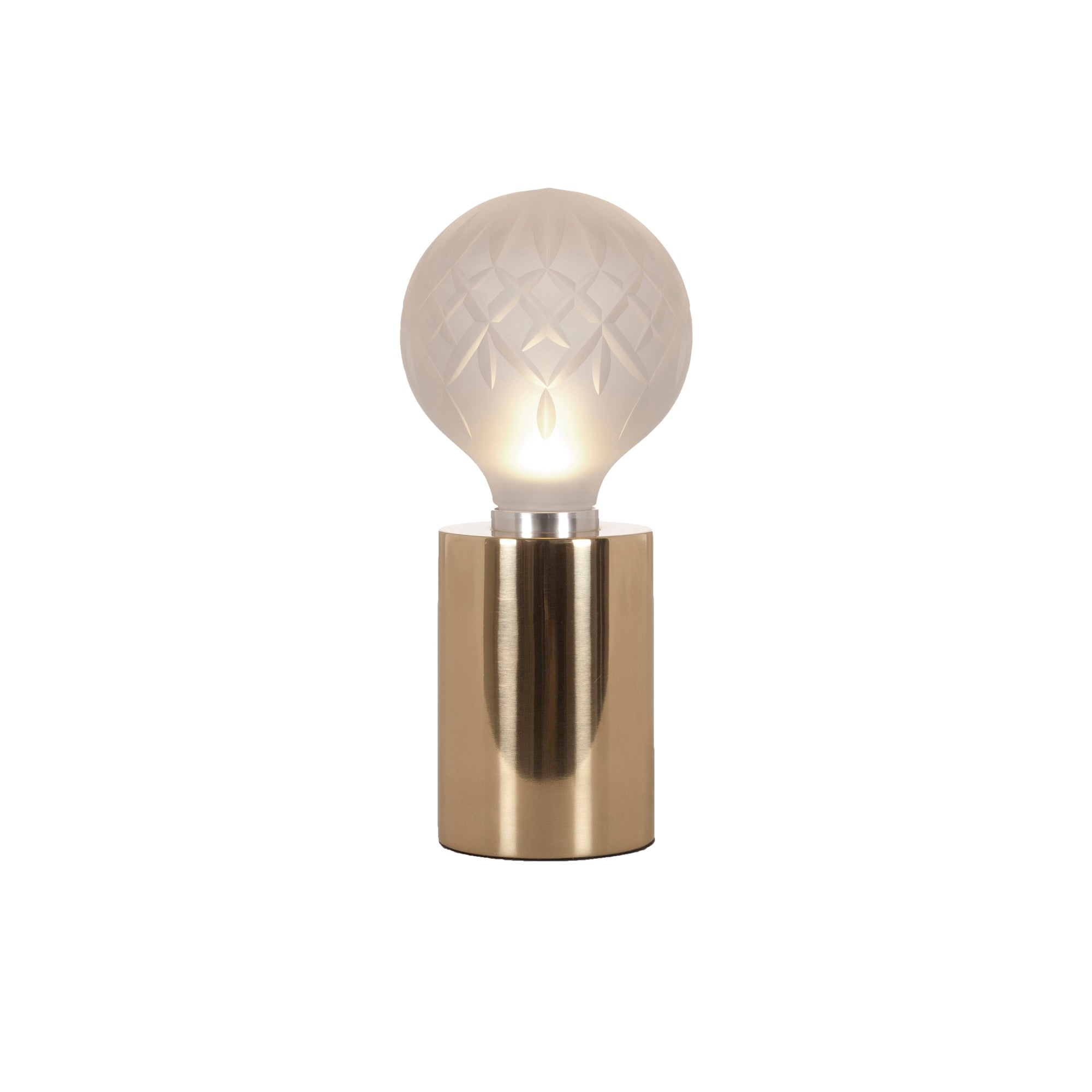 Elegant Crystal Bulb Table Lamp - Modern LED Bedside Light for Living Room, Bedroom, or Office Decor - Perfect for Reading, Relaxing, and Ambient Lighting