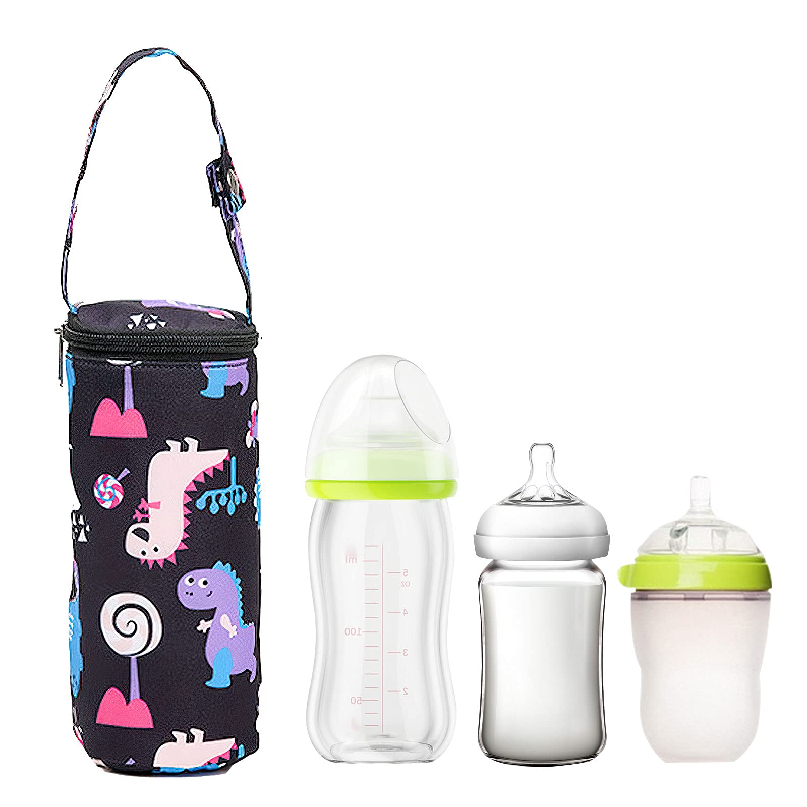 Winnfy Insulated Baby Bottle Bag - Thermal Breastmilk Cooler & Travel Storage for Infants | Portable Hanging Bottle Holder for Daycare, Outings & Nursing Moms | Perfect for Pumping, Bottle Feeding & On-the-Go Use