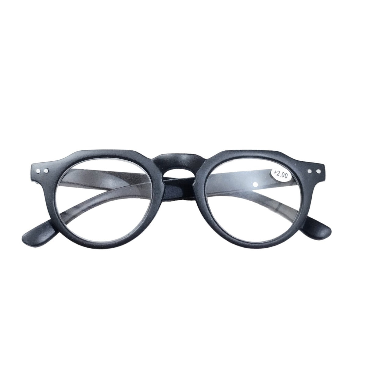 Round Hexa Full Frame Reading Glasses - Blue Light Blocking Computer Glasses for Men & Women - Perfect for Office Work, Reading, and Screen Time