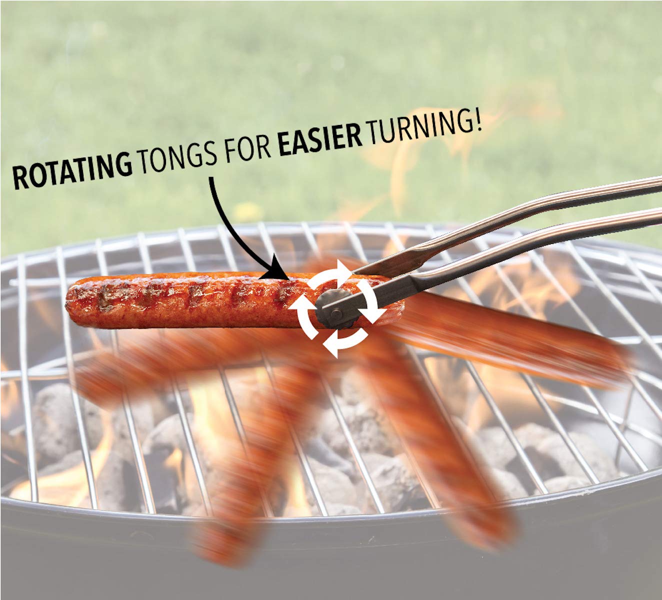 Premium Stainless Steel Hot Dog Tongs - 12