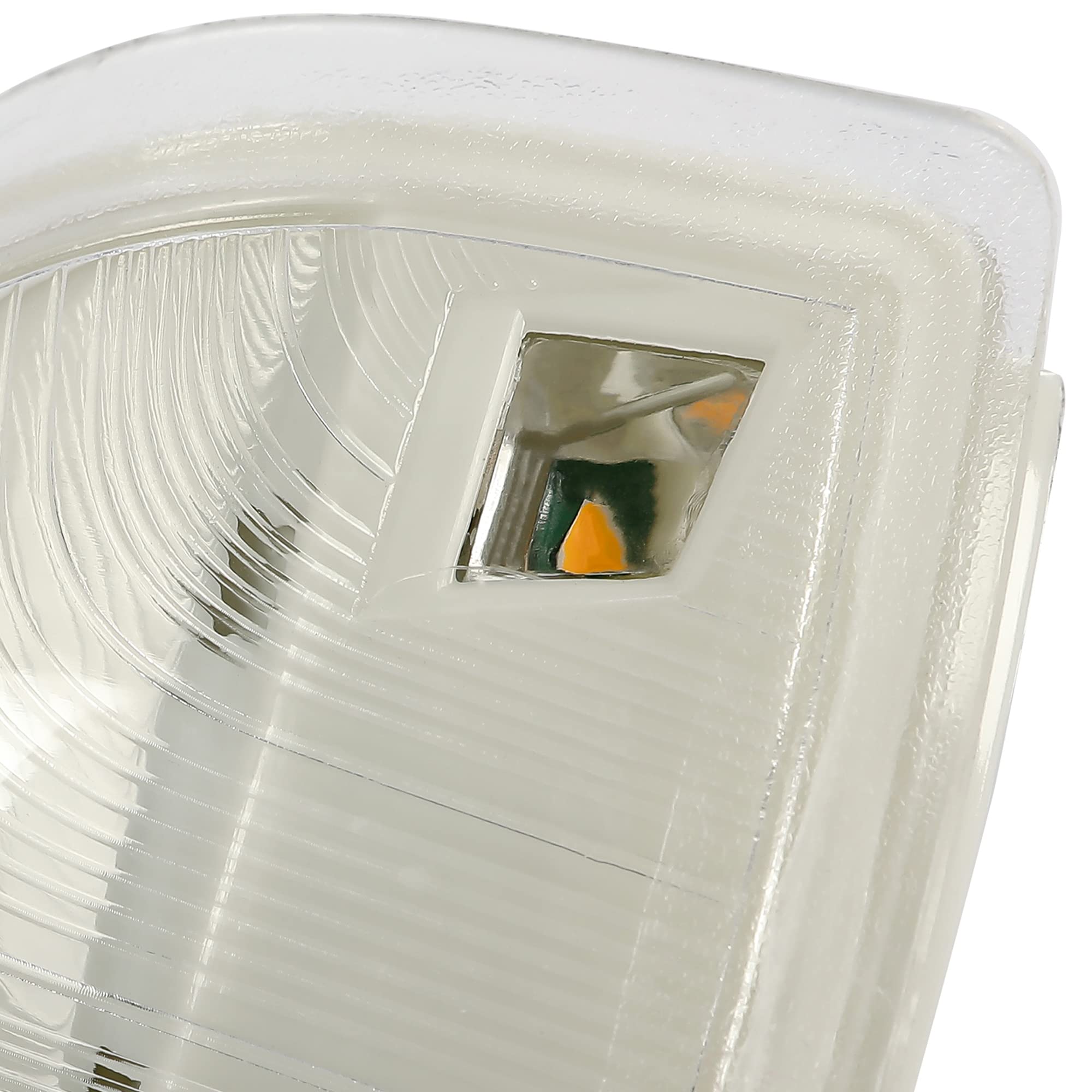 HECASA Amber LED Side Mirror Turn Signal Lights - Compatible with 2010-2018 Dodge Ram 1500/2500/3500/4500/5500 Trucks with Tow Mirrors - Replacement for 68302829AA (Driver Side Left) - Clear Lens - Perfect for Night Driving & Enhanced Safety