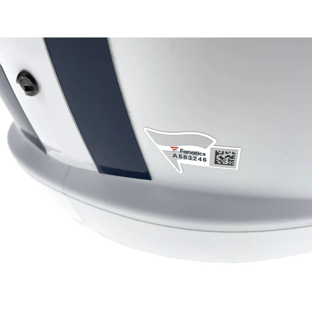 Authentic Ceedee Lamb Autographed Dallas Cowboys Full-Size White Matte Helmet with COA - Perfect for NFL Collectors, Sports Memorabilia Displays & Cowboys Fan Gifts