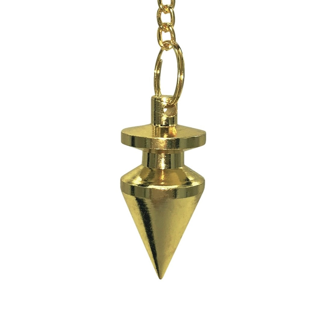 Authentic Classic Gold Egyptian Pendulum - Spiritual Dowsing & Divination Tool for Meditation, Healing, and Energy Work