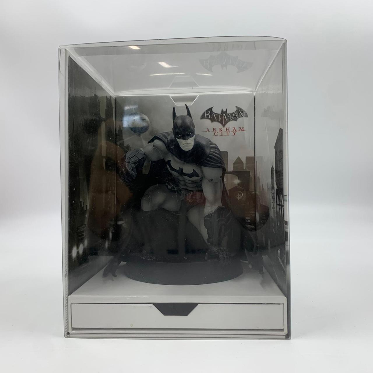 Batman Arkham City Action Figure & Collector's Art Book - Perfect for DC Fans, Gaming Collectibles, and Home Decor Display