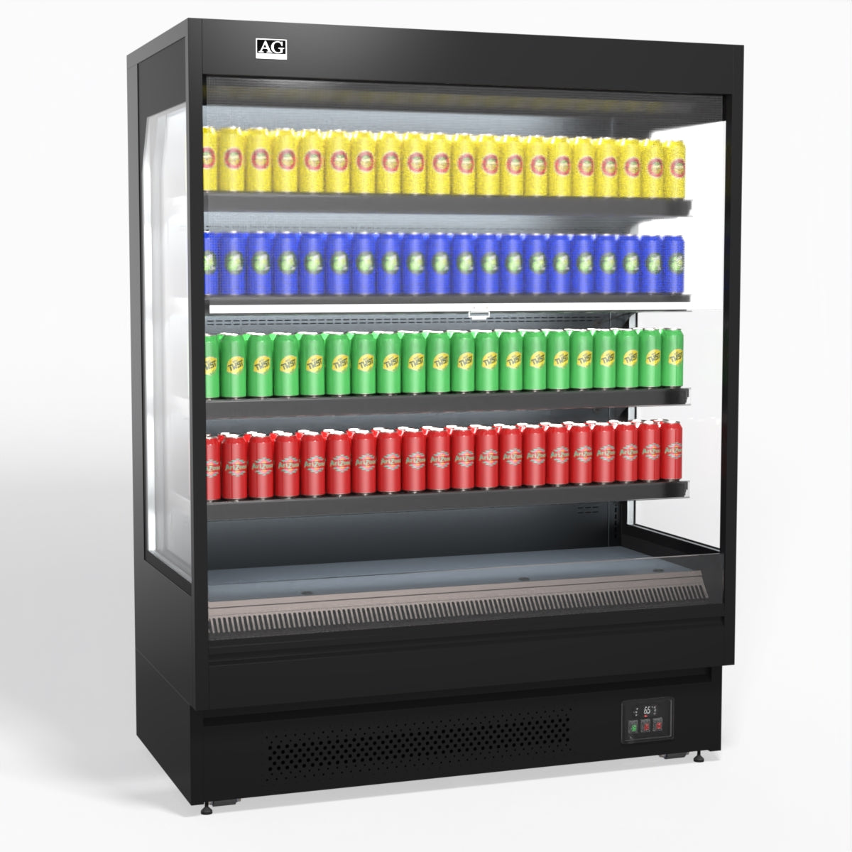 AG 1524mm Commercial Open Multi-Deck Display Refrigerator for Supermarkets - Ideal for Grocery Stores, Convenience Stores & Retail Food Display