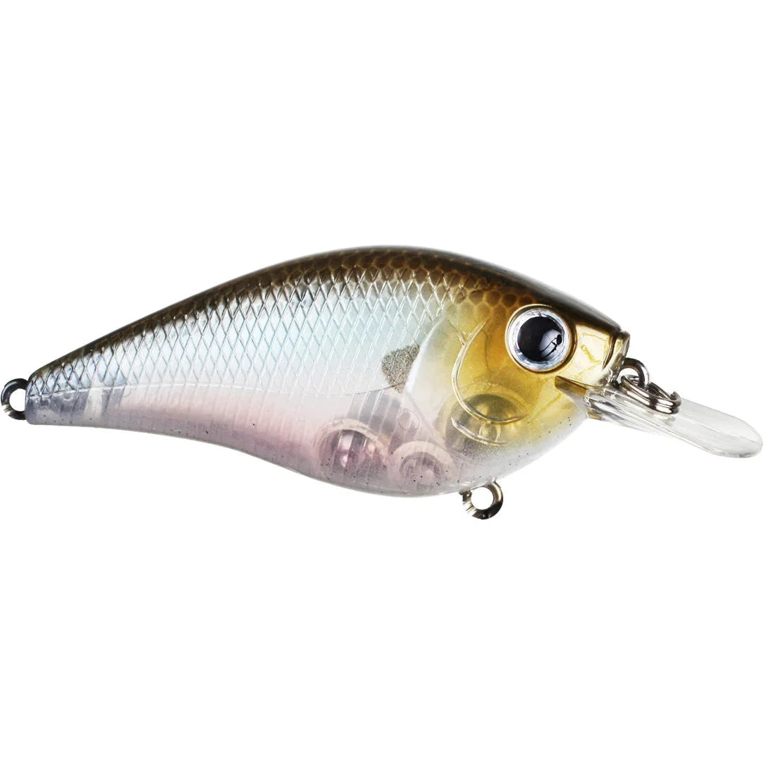 Lucky Craft LC 0.5 Squarebill Crankbait Fishing Lure - Topwater Bass Fishing Bait for Freshwater & Saltwater - Perfect for Casting, Trolling, and Tournament Fishing
