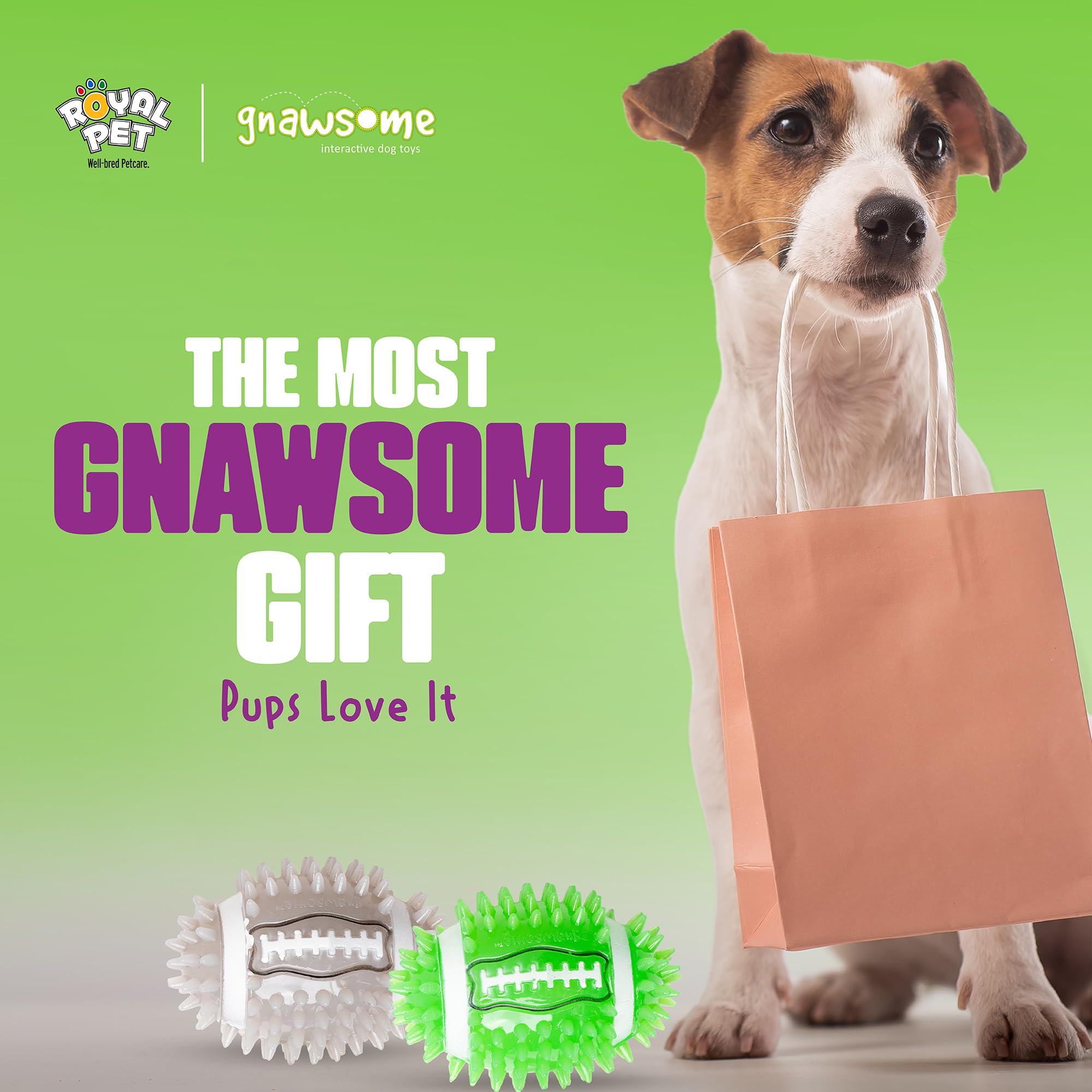 Durable Dog Chew Toys for Heavy Chewers - BPA-Free Football with Squeaker - Dental Care & Playtime Fun