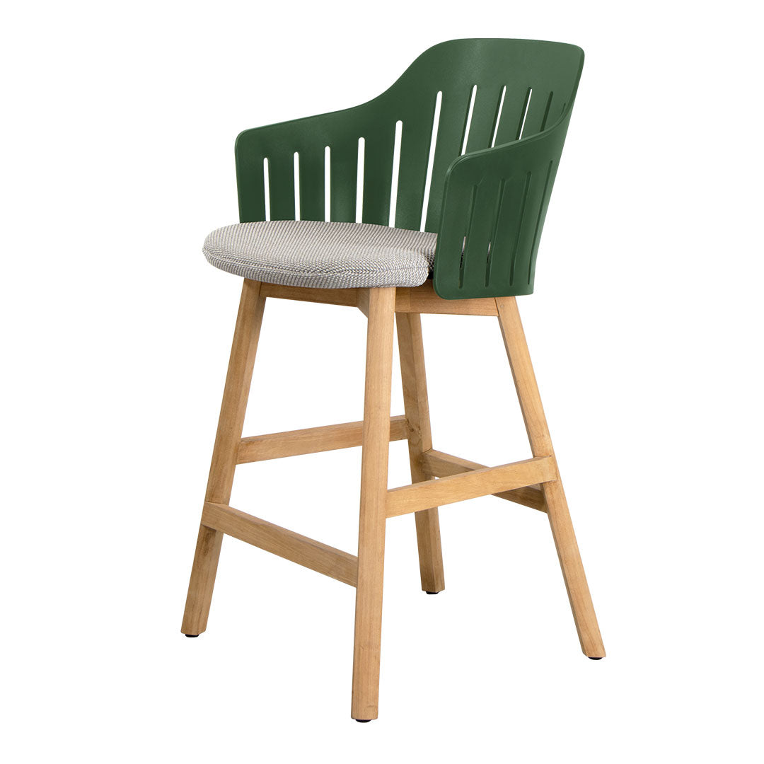 Premium Outdoor Counter Chair with Comfortable Seat Cushion & Durable Wood Base - Perfect for Patio, Deck, Poolside & Backyard Relaxation