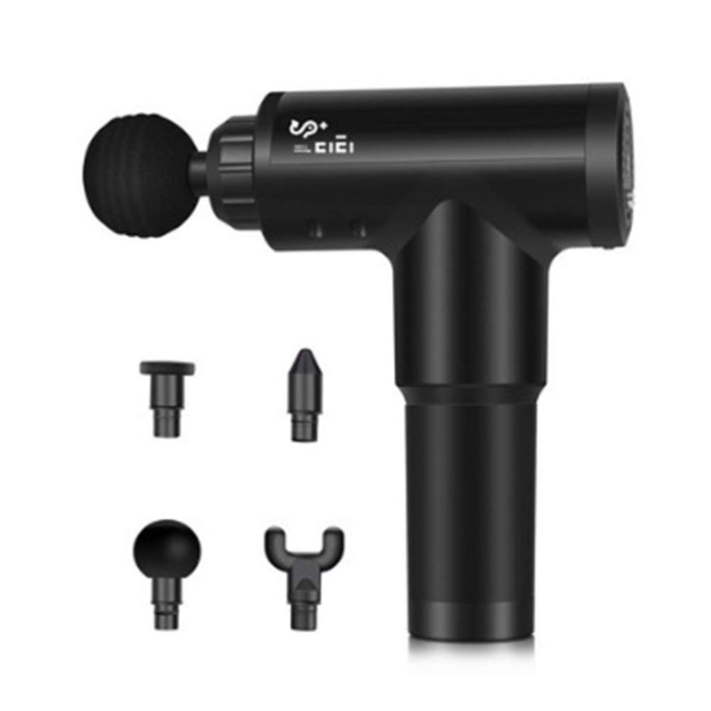 DT Flex Handheld Percussion Massage Gun - Deep Tissue Muscle Massager for Pain Relief & Recovery - 6-Speed Quiet Vibration Therapy - Rechargeable Portable Massager for Athletes, Gym Workouts & Home Use