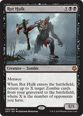 Magic: The Gathering - Rot Hulk Card - MTG Game Night Booster Pack for Collectors and Players - Perfect for Casual Play, Tournaments, and Deck Building