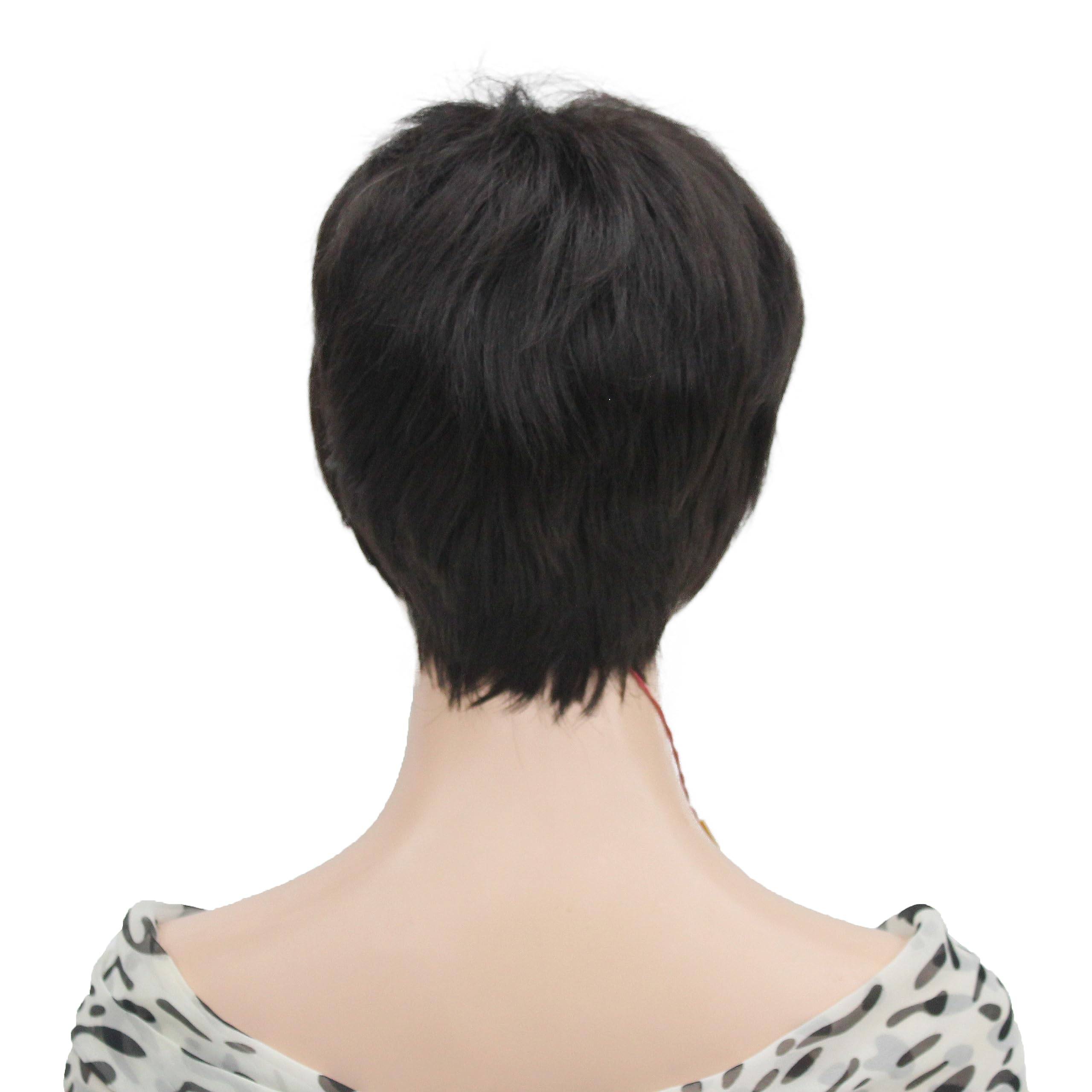 Heat Resistant Short Layered Synthetic Wig for Women - Perfect for Cosplay, Daily Wear & Styling