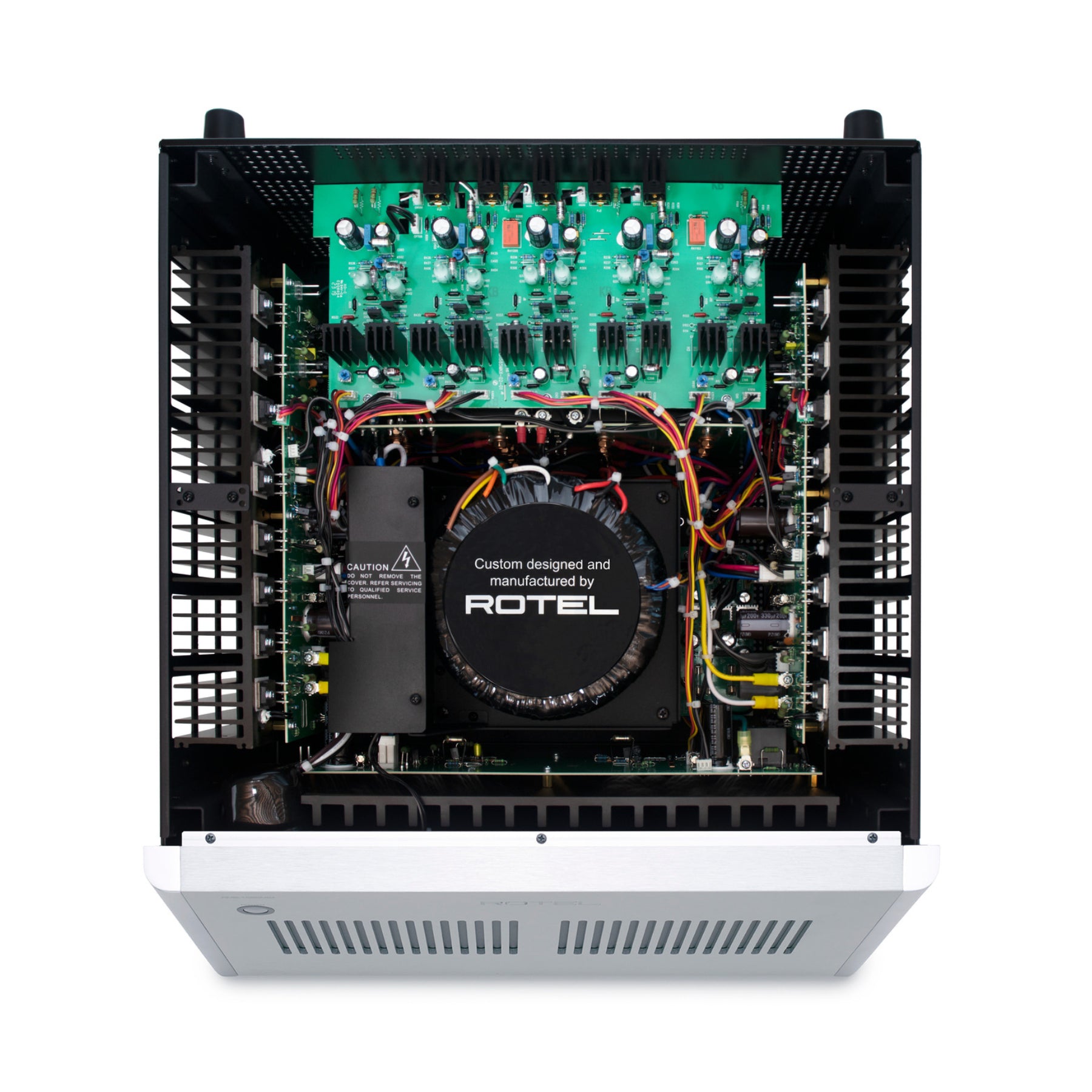 ROTEL RMB1585MK2 5 Channel Home Theater Power Amplifier - High Fidelity Audio for Movies, Music & Gaming (200W per Channel) | Perfect for Dolby Atmos & Surround Sound Systems
