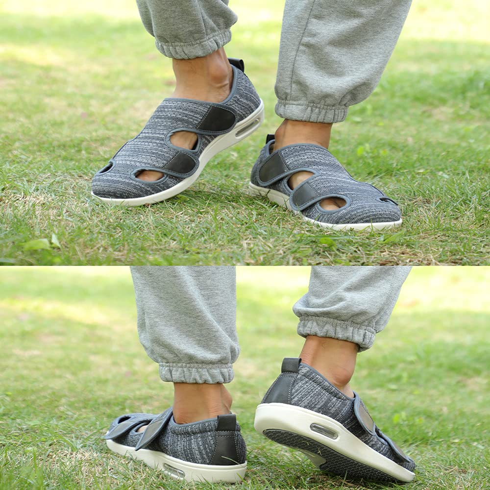 **JBTNBX Women's Diabetic Walking Shoes – Extra Wide Width Adjustable Sneakers for Swollen Feet & Edema Relief – Comfortable Footwear for Elderly & Diabetics – Ideal for Daily Walking, Nursing & Mobility Support**