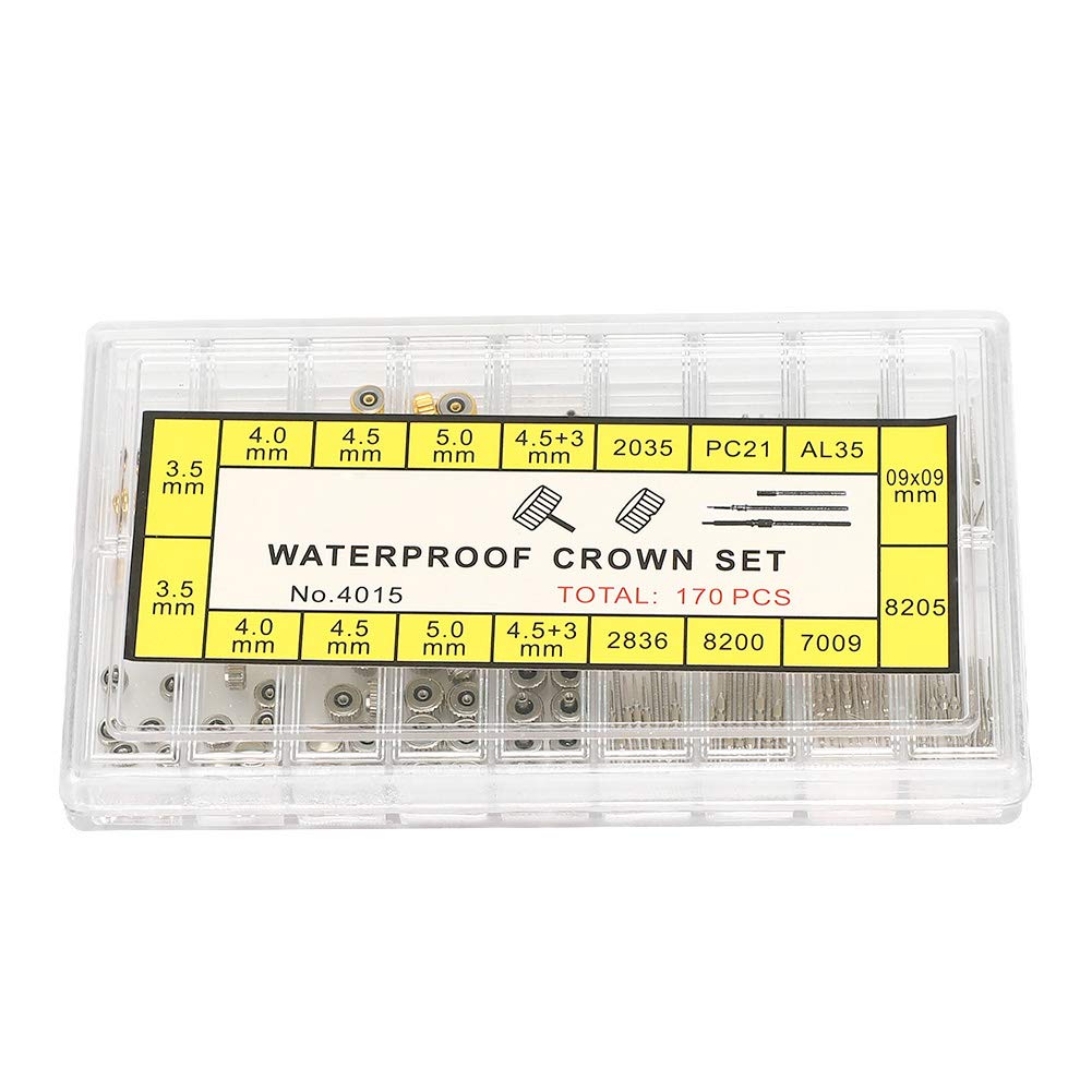 Joyzan Watch Stem Extender Kit - Stainless Steel Crown Repair Tool for Men & Women Watches | Watch Maintenance & DIY Repair