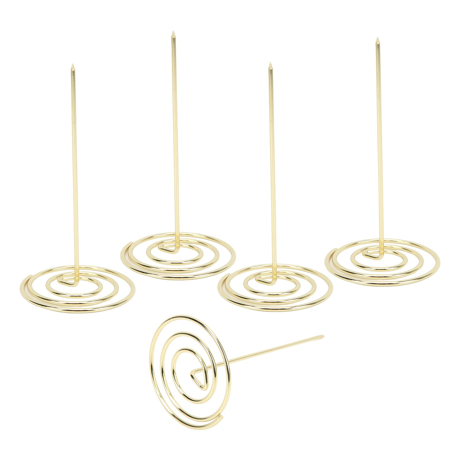 Sturdy Durable Receipt Poker with Removable Design - Gold Ticket Holder for Kitchen, Dining Room & Hotel | Perfect for Organizing Bills, Coupons and Receipts