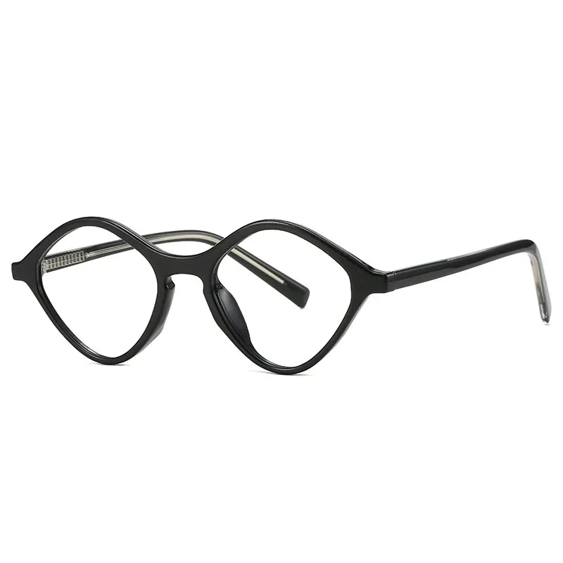 CCspace Women's Full Rim Oval TR90 Titanium Eyeglasses Frame - Lightweight & Durable for Work, Reading & Fashion (Model 56846)