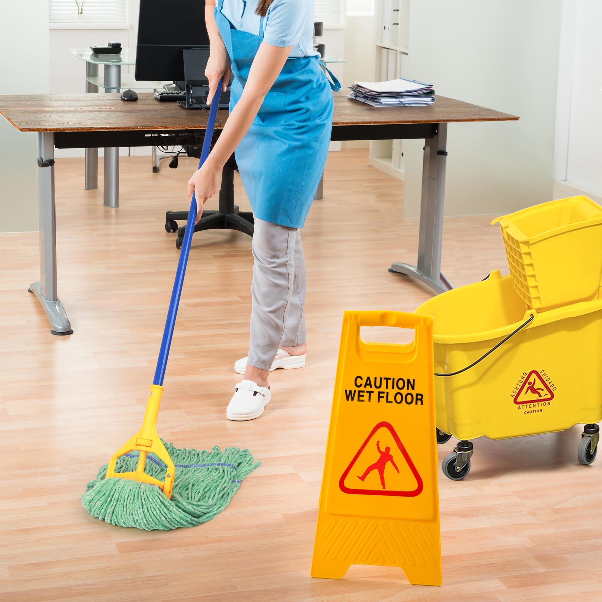 Heavy Duty Mop Head Refill - 6 Pack for Commercial & Industrial Cleaning