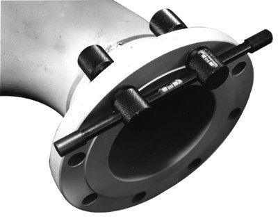 Pipe Flange Aligners - 2 Piece Set with Threaded Pins for Easy Pipe Alignment | Plumbing, Industrial Maintenance & DIY Projects