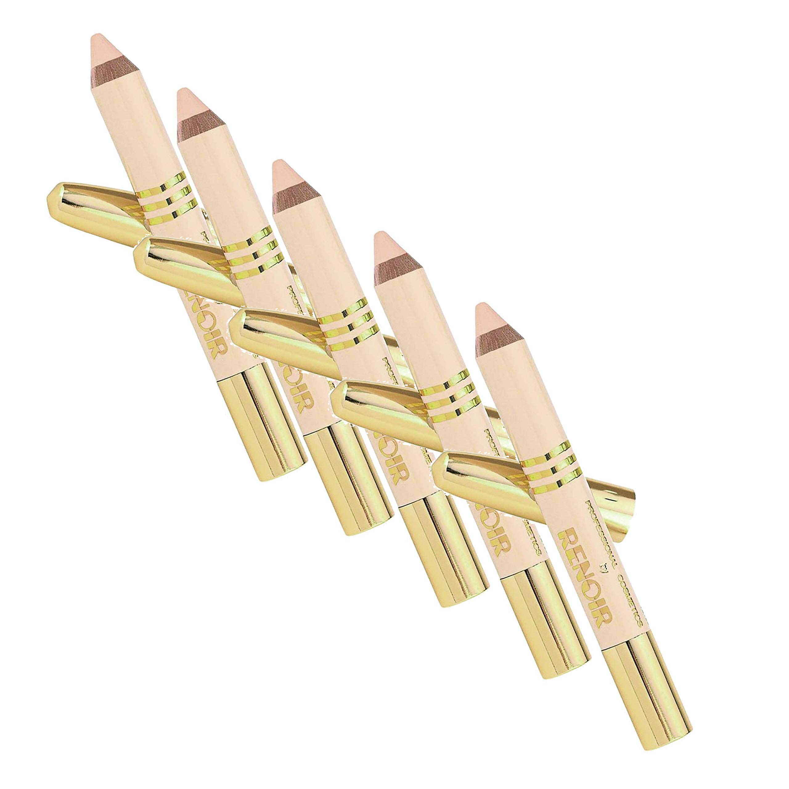 Boyd's Renoir Concealer Pencil 5 Pack - Full Coverage Waterproof Concealer for Dark Circles & Blemishes - Perfect for Everyday Makeup & Professional Use