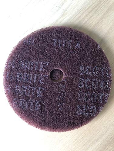 3M Scotch-Brite Edger Disc Pad 03647 - 7 Inch x 0.875 Inch Sanding Disc for Wood, Metal & Paint Removal - Perfect for Floor Edging, Corner Sanding & Surface Prep