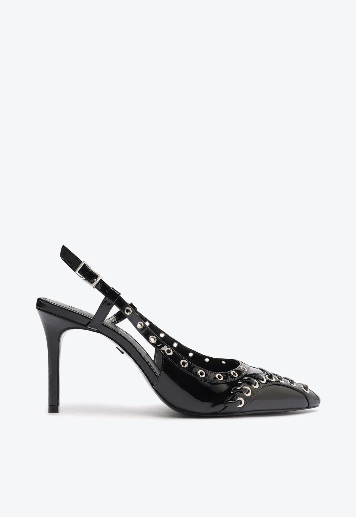 Ruth Patent Leather Pump - Women's Classic Pointed Toe High Heel Dress Shoes for Office, Party & Wedding - Elegant & Comfortable Formal Pumps