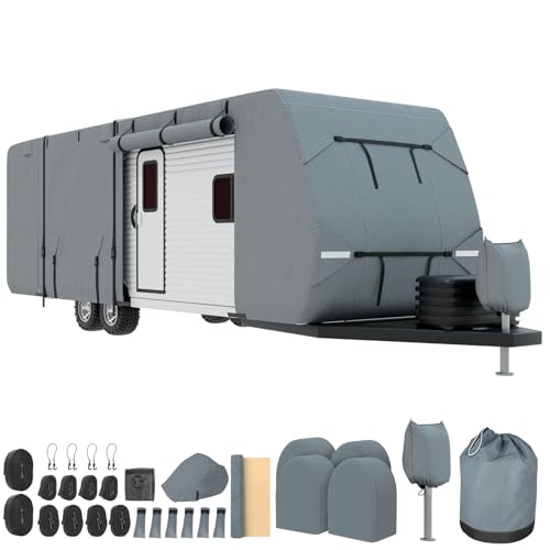Grey Travel Trailer Cover