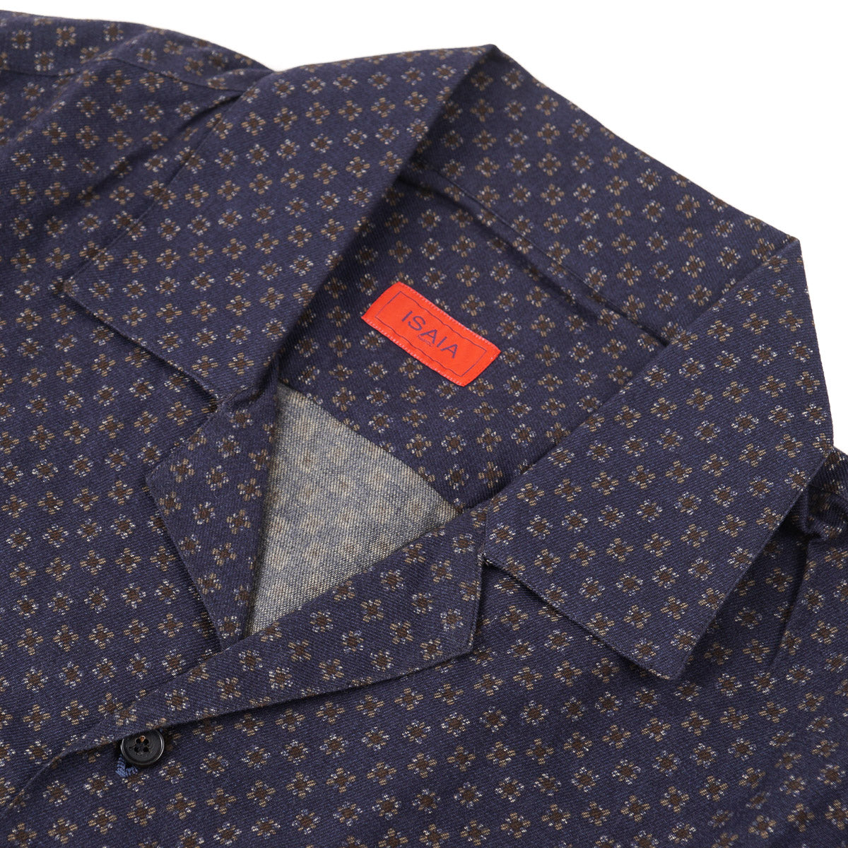 Isaia Men's Flannel Shirt with Camp Collar - Soft Plaid Button Down Shirt for Casual Wear, Outdoor Adventures & Fall Layering