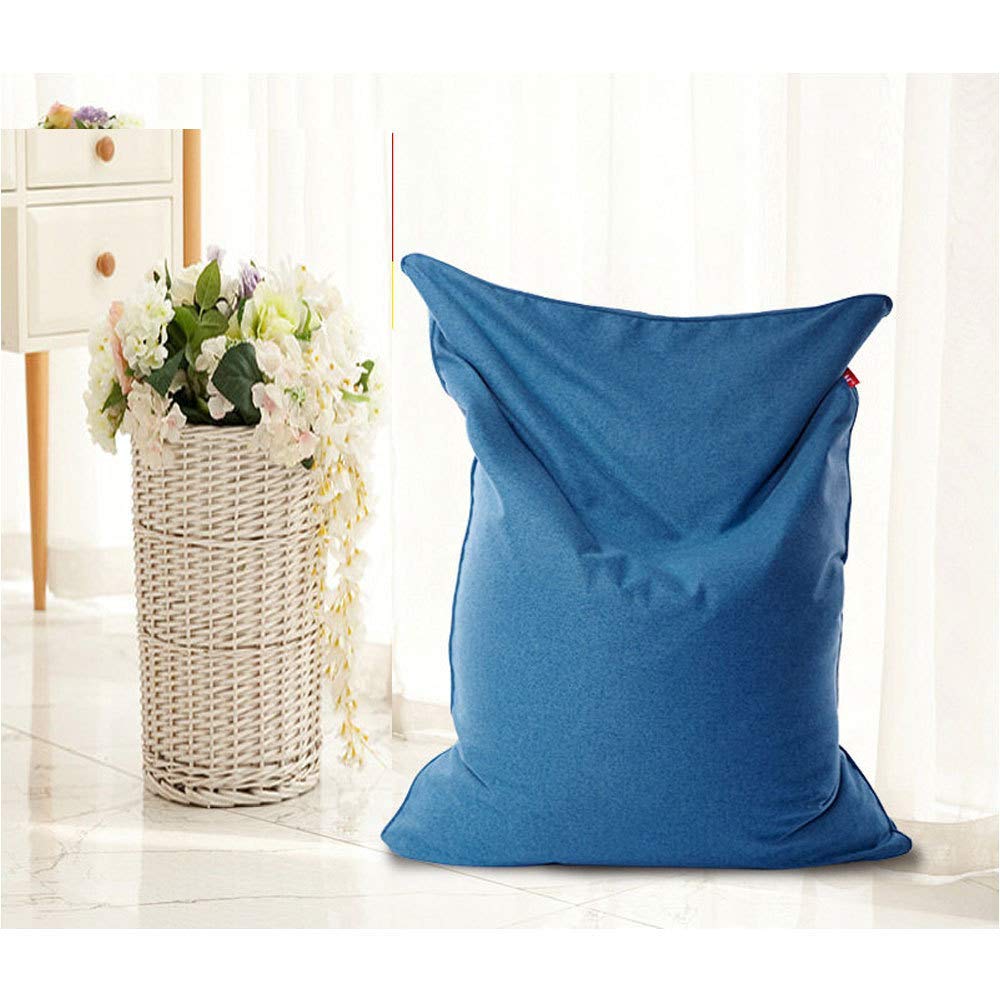 TOY Classic Bean Bag Chair Cover - Waterproof Sofa Cover for Adults & Kids, Lazy Lounger Storage Chair (140x100cm) - Perfect for Teens, Dorm Rooms & Game Rooms - Blue