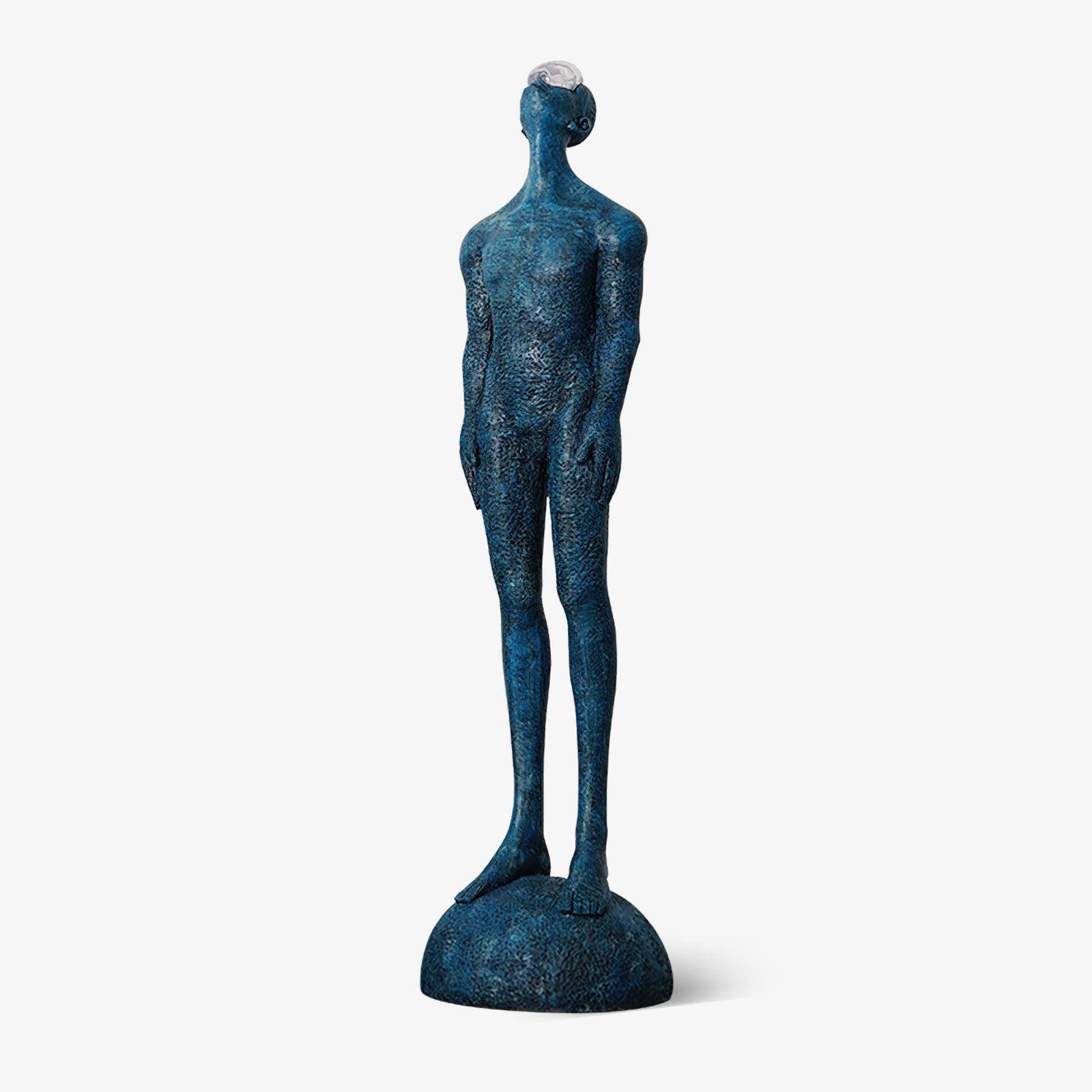 Atlas Guardian Sculpture - Greek Mythology Statue Floor Decor for Home & Office - Perfect for Living Room, Garden, or Bookshelf Display
