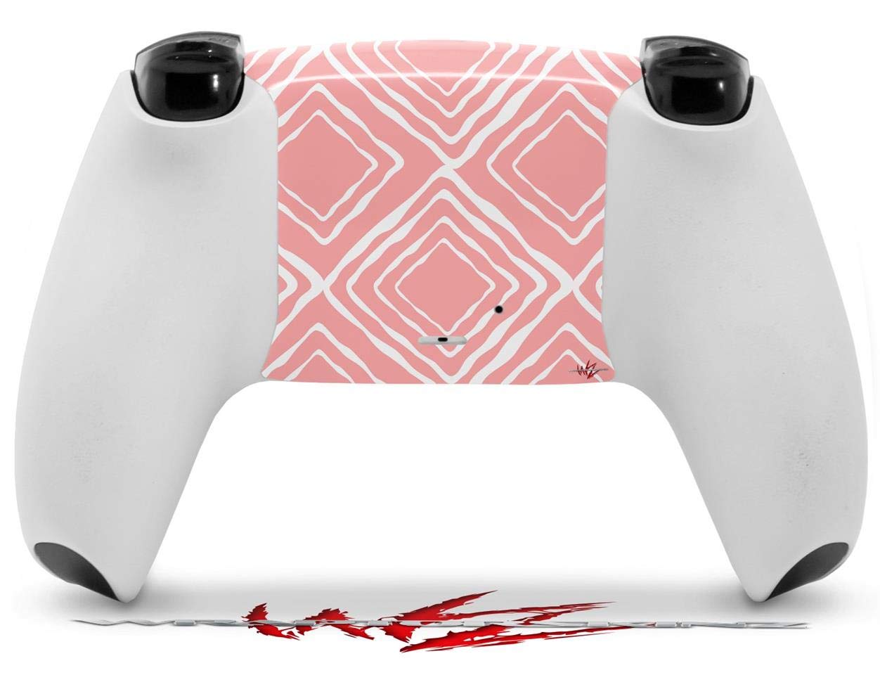 PS5 DualSense Controller Skin Wrap - Wavey Pink for Gaming & Protection