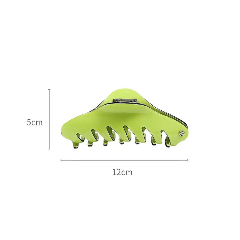 Caslida Large Hair Claw Clip - Strong Hold Hair Clips for Thick Hair, Women's Big Hair Claw for Ponytail, Bun & Updo Hairstyles - Perfect for Workout, Office & Everyday Use
