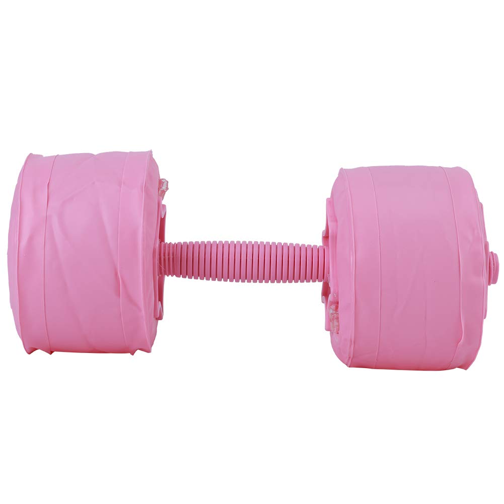 Pink Water Dumbbells - Adjustable Water Filled Dumbbells for Home Gym, Office Workout & Outdoor Fitness - Perfect for Camping, Travel & Small Space Exercise