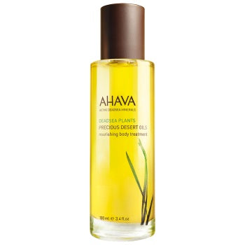 Ahava Precious Desert Oil 3.4 oz - 100% Natural Moisturizing Body Oil for Dry Skin - Perfect for Spa, Massage & Daily Hydration