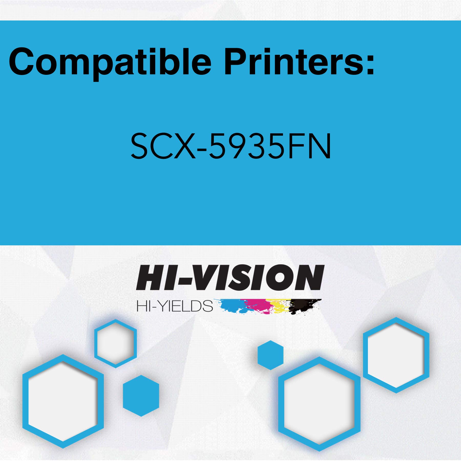 HI-Vision® MLT-D206L Black Toner Cartridge Replacement for Samsung SCX-5935 Series Laser Printers (1 Pack) - Perfect for Office Printing, Document Copies & High-Volume Printing Needs