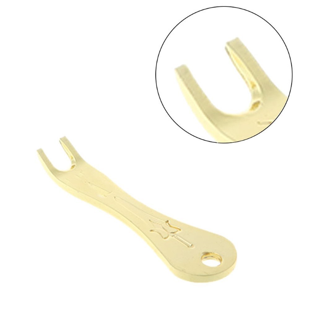 Acoustic Guitar Bridge Pins Puller & Peg Remover Tool - Professional String Change Accessory with Metal Extractor - Multifunctional Guitar Maintenance Kit (Gold) - Perfect for Guitar Repair, String Replacement & Instrument Care