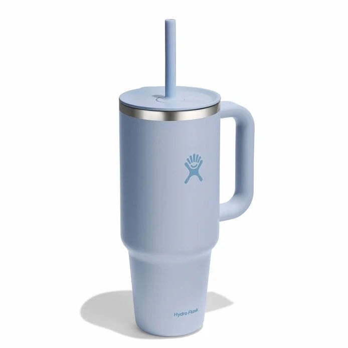 40 oz Insulated Stainless Steel Travel Tumbler with Lid & Straw - Leakproof Hot & Cold Water Bottle for Coffee, Gym, Hiking, Camping and Outdoor Activities