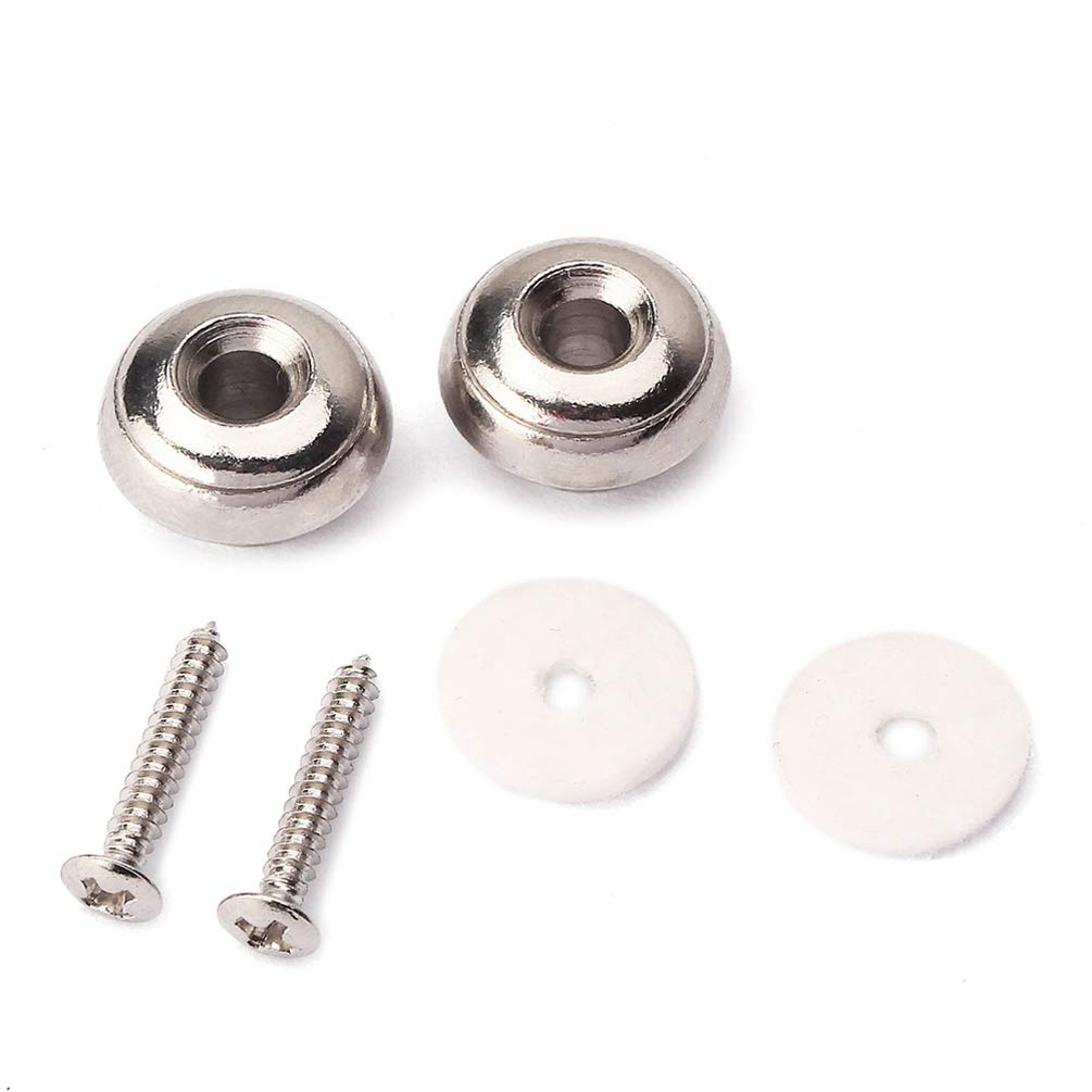 Healifty 2-Pack Electric Guitar Strap Locks - Secure Strap Buttons & Retainer System for Acoustic/Electric Guitars | Perfect for Live Performances & Studio Sessions