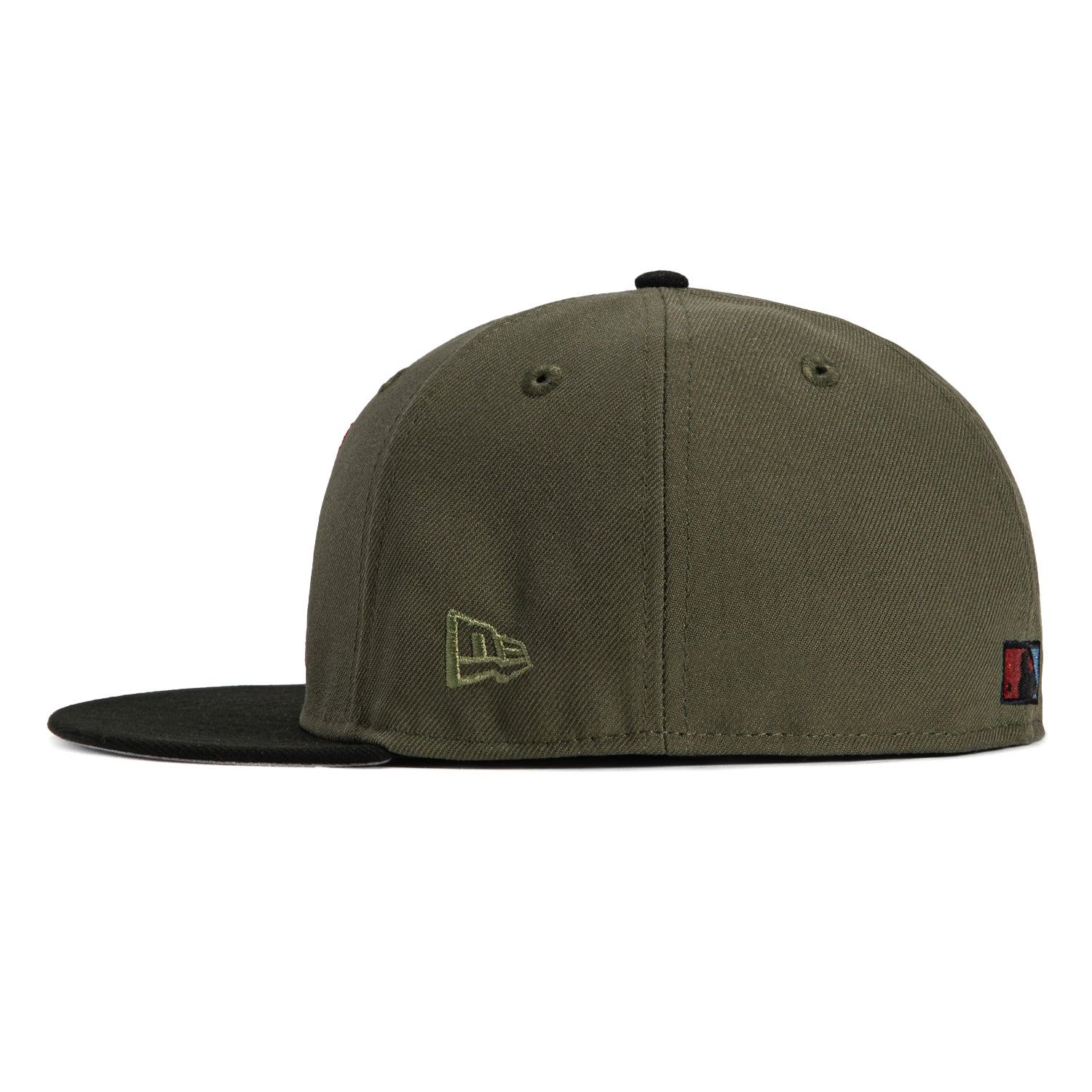 New Era 59Fifty Arizona Diamondbacks 2001 World Series Patch Snapback Hat - Olive & Black - MLB Baseball Cap for Men, Women & Fans - Perfect for Games, Collecting & Streetwear Fashion