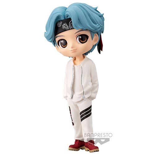 BTS Mic Drop Tiny TAN Q Posket Suga (Version A) Cute Anime Figure - Perfect for K-Pop Fans, BTS Collectors & Anime Decor