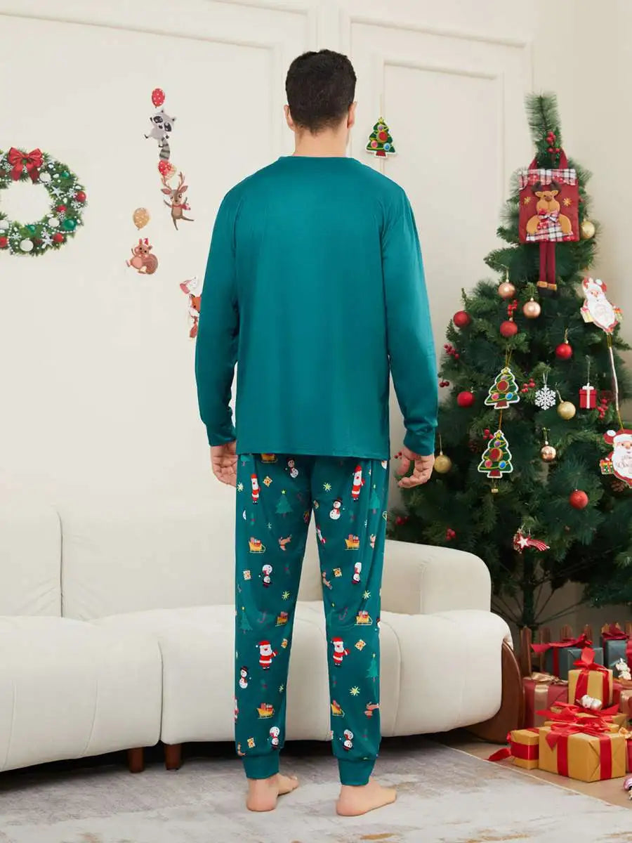 **Matching Family Christmas Pajamas Sets - Printed Holiday Pjs for Couples, Kids & Adults - Cozy Christmas Eve & Festive Sleepwear**