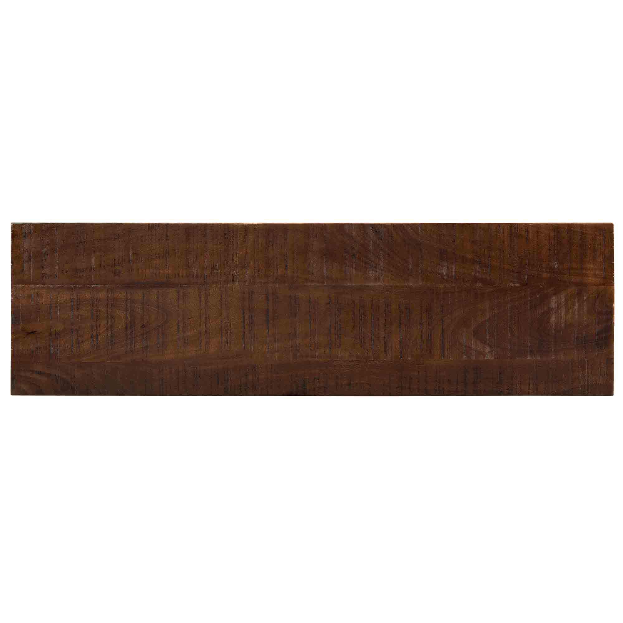 Solid Wood Console Table with Storage - Walnut Finish for Sofa, Hallway & Entryway - Perfect for Organizing Keys, Mail & Decor