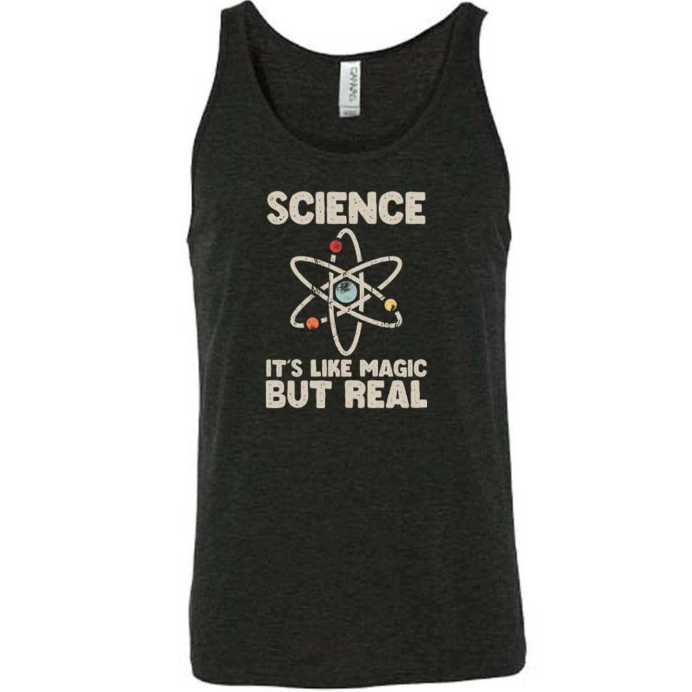Science It's Like Magic But Real T-Shirt - Unisex Cotton Tee for Science Lovers, Geeks & Teachers - Perfect for School, Work & Casual Wear