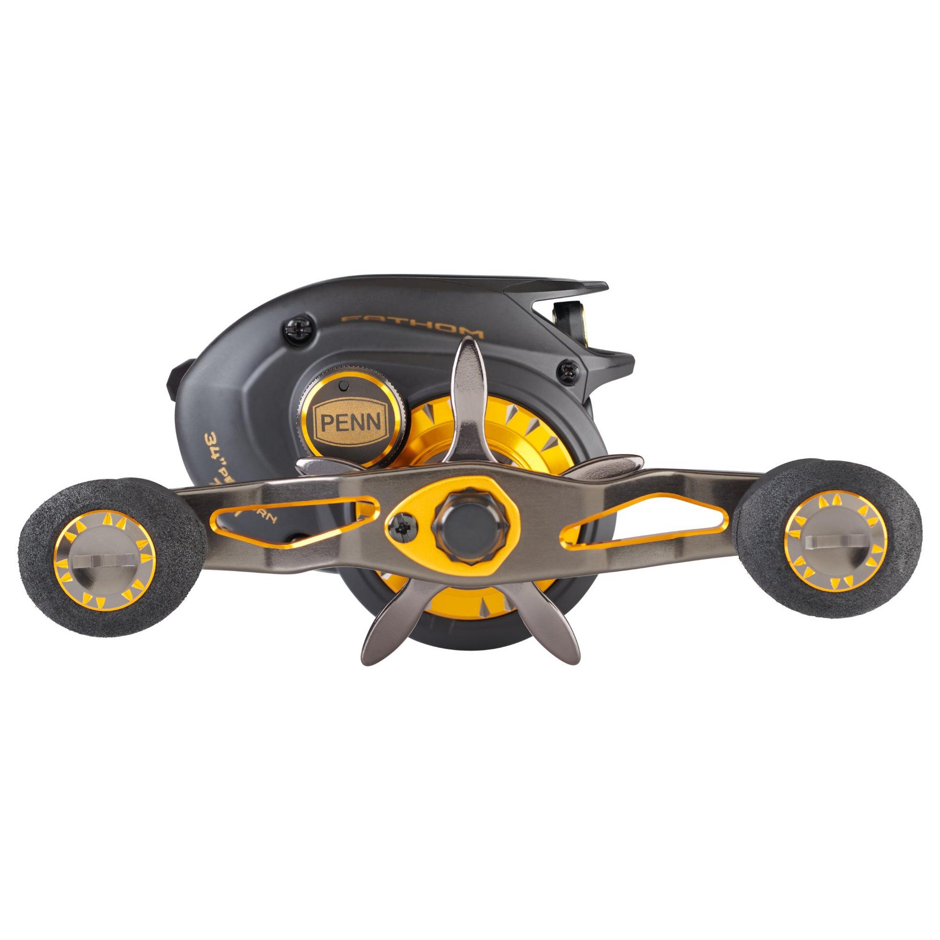 PENN Fathom™ Baitcast Fishing Reel - Saltwater & Freshwater Fishing Gear for Offshore, Inshore & Bass Fishing